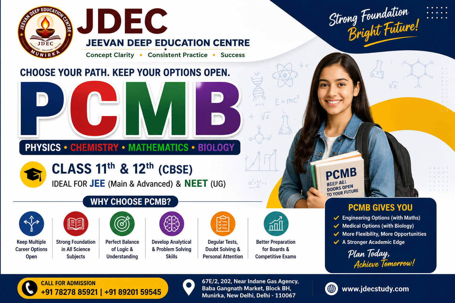 PCMB Coaching in Munirka